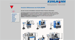 Desktop Screenshot of kuhlmann-cnc.com